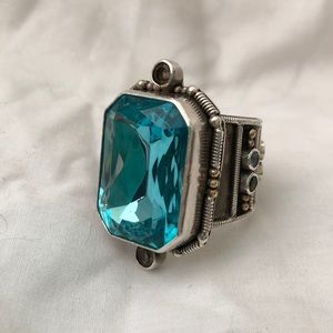Authentic Mars and Valentine blue topaz